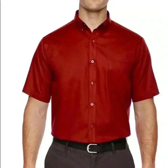 🆕Core365 Men's Optimum Short Sleeve Twill Shirt🆕 - Picture 1 of 12
